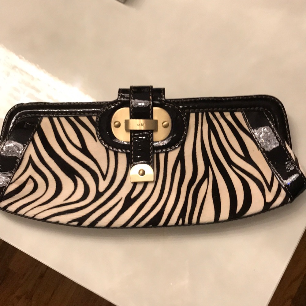 Rafe Clutch Zebra Print. - image 1